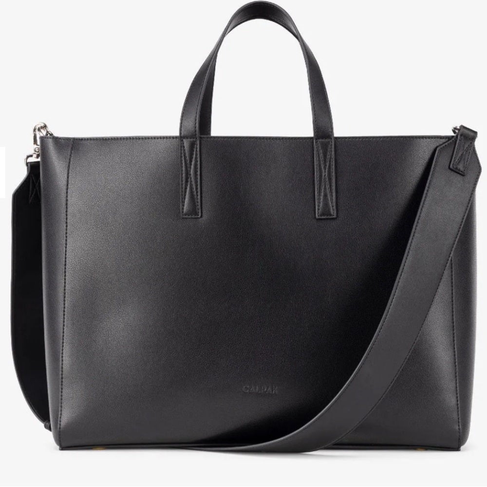 Calpak Haven 16 inch Laptop Tote Bag in Black